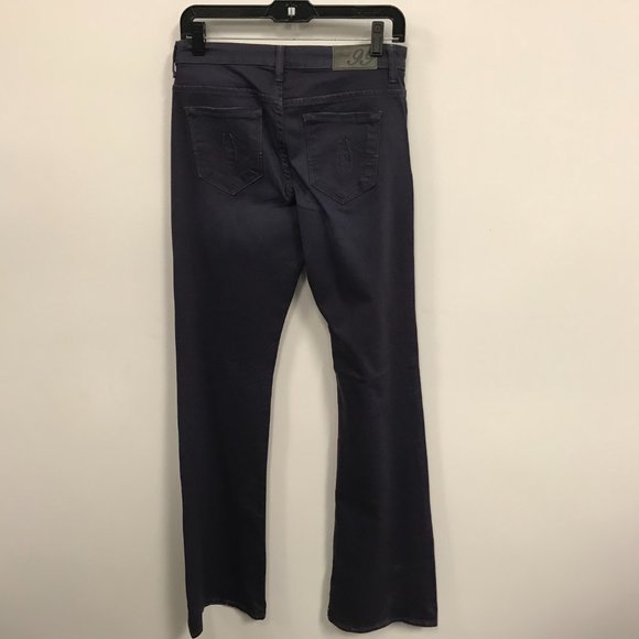 NWOT Level 99 Eggplant Five-Pocket Flare Leg Jeans - Picture 3 of 3